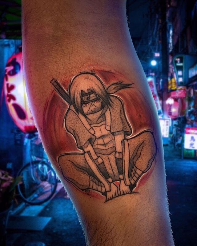 caniosciaraffiay-la-imagen-puede-contener-un-tatuaje-de-itachi
